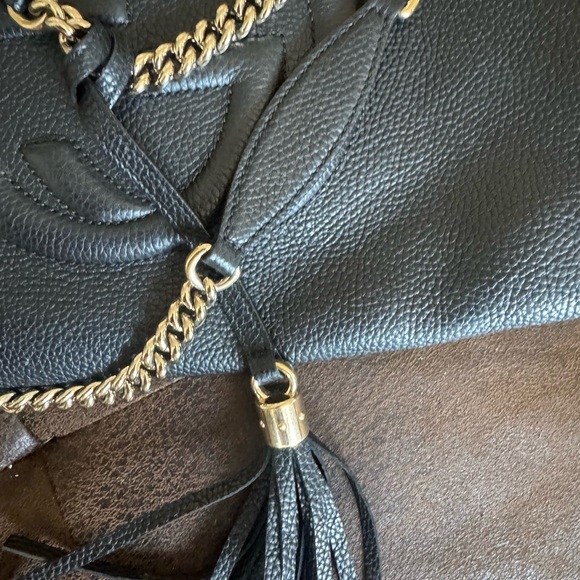 Gucci Black Leather Shoulder Bag - Picture 6 of 6